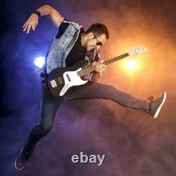 Glarry Electric GJazz Bass Guitar 4 String 20 Fret Single-Coil Pickup Bag Strap