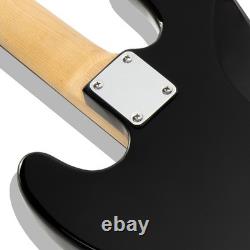 Glarry Electric GJazz Bass Guitar 4 String 20 Fret Single-Coil Pickup Bag Strap