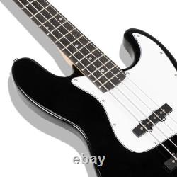 Glarry Electric GJazz Bass Guitar 4 String 20 Fret Single-Coil Pickup Bag Strap