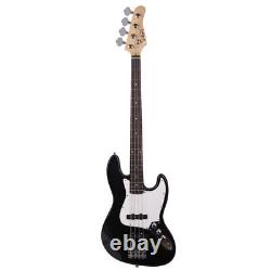 Glarry Electric GJazz Bass Guitar Cord Wrench Tool Black & White
