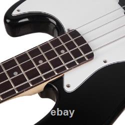 Glarry Electric GJazz Bass Guitar Cord Wrench Tool Black & White