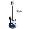 Glarry Electric Gp Bass Guitar 4 String Set With Bag Strap Cable Kit New