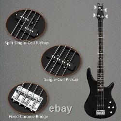 Glarry Full Size Professional Electric Bass Guitar 4 String Right Handed withBag