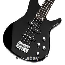 Glarry Full Size Professional Electric Bass Guitar 4 String Right Handed withBag