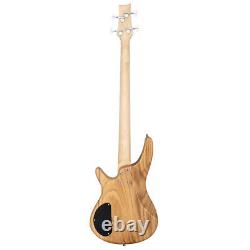 Glarry GIB Electric Bass Guitar Full Size 4 String with Bag, Strap and Amp Wire