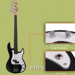 Glarry GP Electric Bass Guitar Cord Wrench Tool Black-Replacement