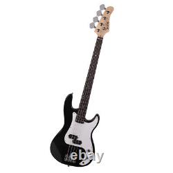 Glarry GP Electric Bass Guitar Replacement Tool Wrench Black Cord