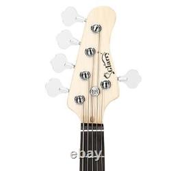 Glarry Gjazz Electric 5 String Bass Guitar Full Size Bag