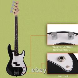 Glarry High-performance Electric Bass Guitar with 20W Amp Bag Strap Cable kits