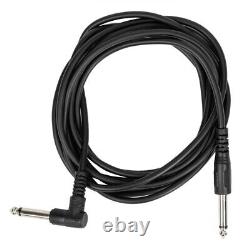 Glarry Professional GIB Electric Bass Guitar Set Black with Bag Strap Cable Kit
