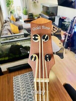Gold Tone Micro Bass 25 Scale Acoustic-Electric With Padded Gig Bag