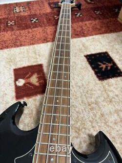 Grass Roots Electric Bass Guitar G-VP-46B Black Used From Japan