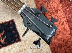 Grass Roots Electric Bass Guitar G-VP-46B Black Used From Japan