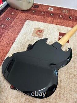 Grass Roots Electric Bass Guitar G-VP-46B Black Used From Japan