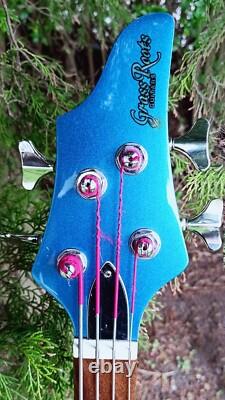 Grass Roots by ESP Active Bass G-BB-60 Lake Placid Blue 2016 Rare
