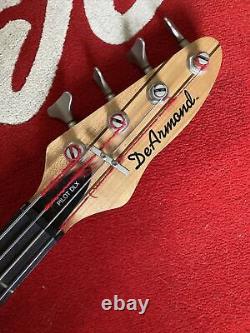 Guild DeArmond Pilot Deluxe Bass Active Humbuckers / Thru Neck / Mahogany. MiK