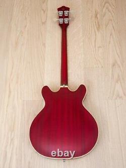 Guild Starfire Bass Newark St. Collection, Cherry Red with Case