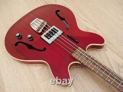 Guild Starfire Bass Newark St. Collection, Cherry Red with Case