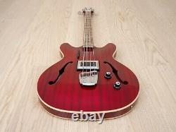 Guild Starfire Bass Newark St. Collection, Cherry Red with Case