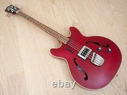 Guild Starfire Bass Newark St. Collection, Cherry Red with Case