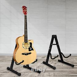 Guitar Floor Stand Holder A Frame Universal Fits Acoustic Electric Bass