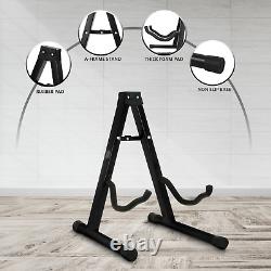 Guitar Floor Stand Holder A Frame Universal Fits Acoustic Electric Bass