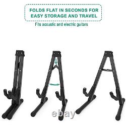 Guitar Floor Stand Holder A Frame Universal Fits Acoustic Electric Bass
