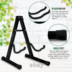 Guitar Floor Stand Holder A Frame Universal Fits Acoustic Electric Bass