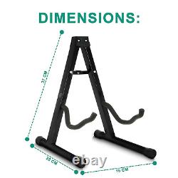 Guitar Floor Stand Holder A Frame Universal Fits Acoustic Electric Bass