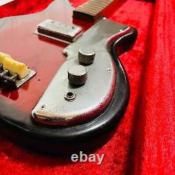 Guyatone Electric Bass Guitar EB-4 1960s Made in Japan Vintage withHard shell case
