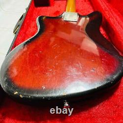Guyatone Electric Bass Guitar EB-4 1960s Made in Japan Vintage withHard shell case