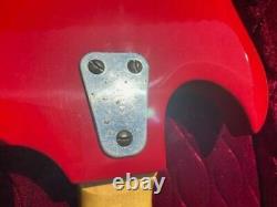 HAGSTROM RH BASS GUITAR RED VINTAGE 1966 SWEDEN Withcase all original