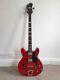 Hagstrom Viking Bass In Cherry Red With Hard Case