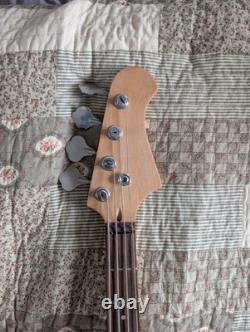Hand Painted Electric Bass Guitar