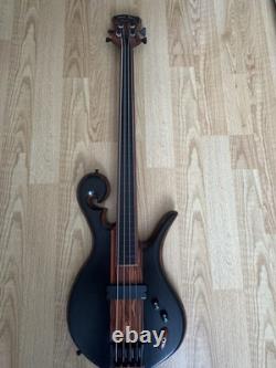 Handmade Four String Fretless Bass Guitar