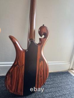 Handmade Four String Fretless Bass Guitar