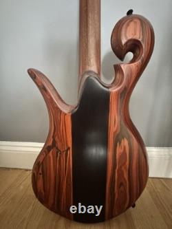 Handmade Four String Fretless Bass Guitar