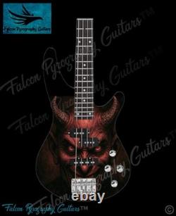 Handmade Unique Custom Devil 4 Or 5 String Electric Bass Guitar