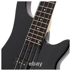 Harlem 4 Bass Guitar by Gear4music Black