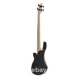 Harlem 4 Bass Guitar by Gear4music Black