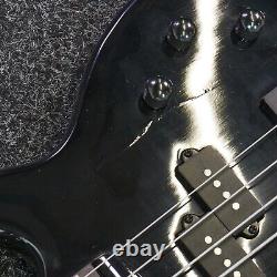 Harlem 4 Bass Guitar by Gear4music, Black USED RRP £129