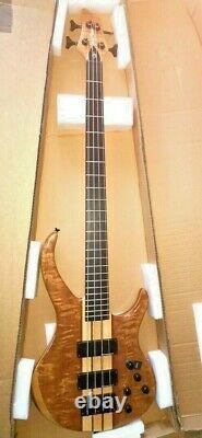 Harley Benton Bz-4000 Neck Through 4 String Active Bass Guitar