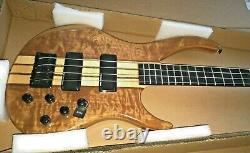 Harley Benton Bz-4000 Neck Through 4 String Active Bass Guitar