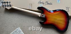 Harley Benton JB-75 Vintage Series Bass Guitar HB JB-75 RW SB Sunburst Rosewood