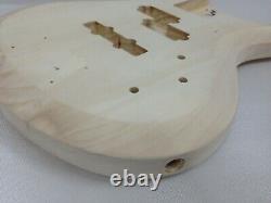 Haze B-325DIY Electric Bass Guitar DIY Kit, No-Soldering+Free Tuner, 3 Picks