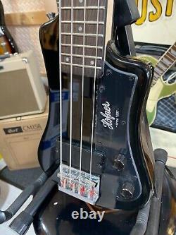 Hofner HCT-SHB Shorty Electric Travel Bass, Black Finish