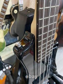 Hofner HCT-SHB Shorty Electric Travel Bass, Black Finish