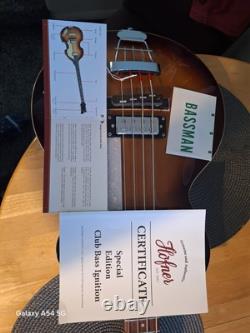 Hofner Ignition 4-String Electric Bass Guitar Sunburst