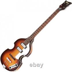 Hofner Ignition'Cavern' Electric Violin Bass Guitar, Sunburst, HICASB D