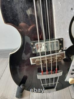 Hofner Ignition Violin Bass in a black finish